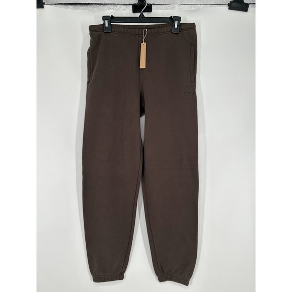 SKIMS Pants - SKIMS Cotton‎ Fleece Classic Joggers Pants Womens Large Bison Sweatpants Cuffed